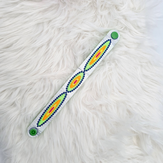 Preview: Armband Hologramm grün/blau/neon, 23cm lang